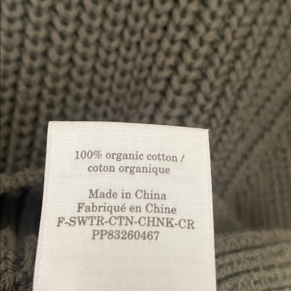 Everlane Cocoon Knit Crew Sweater in Everyday Organic Cotton Size XS Minimalist - Picture 9 of 11